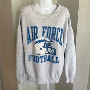 Gear For Sports Gray Air Force Football Crewneck Sweater
